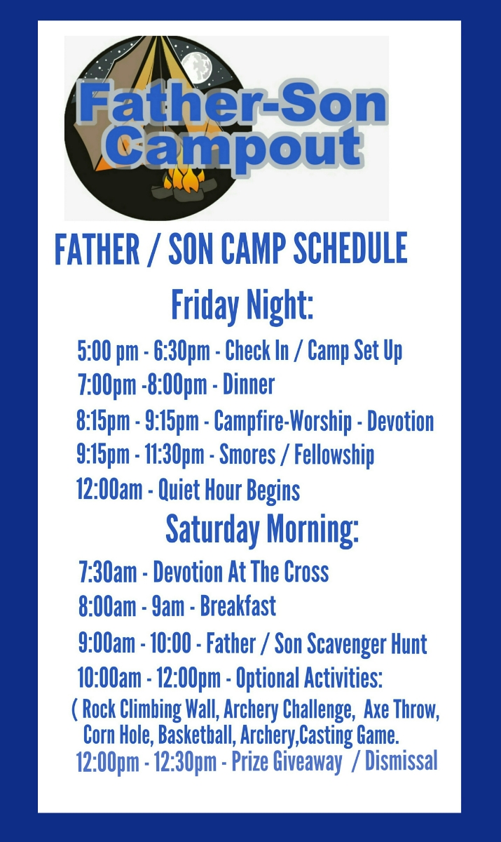 Heartland Conference IPHC FatherSon Campout 2024